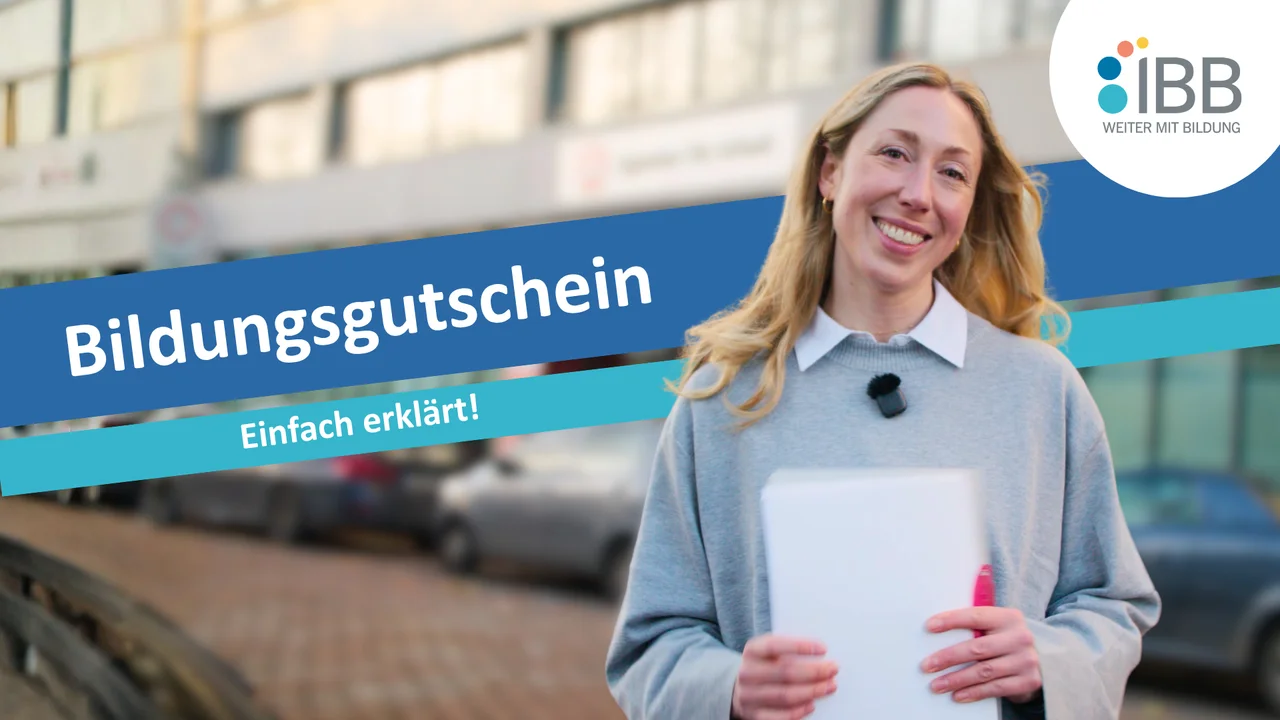 Thumbnail zum Video, wie man einen Bildungsgutschein erhält